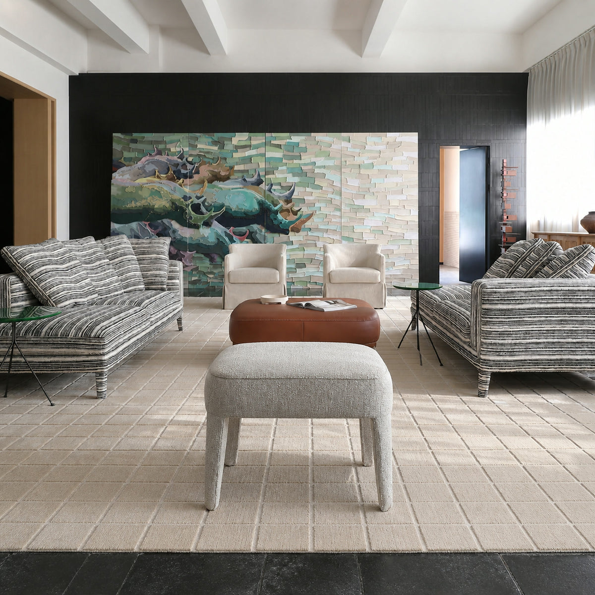 LS519-B Stool in a finished interior.