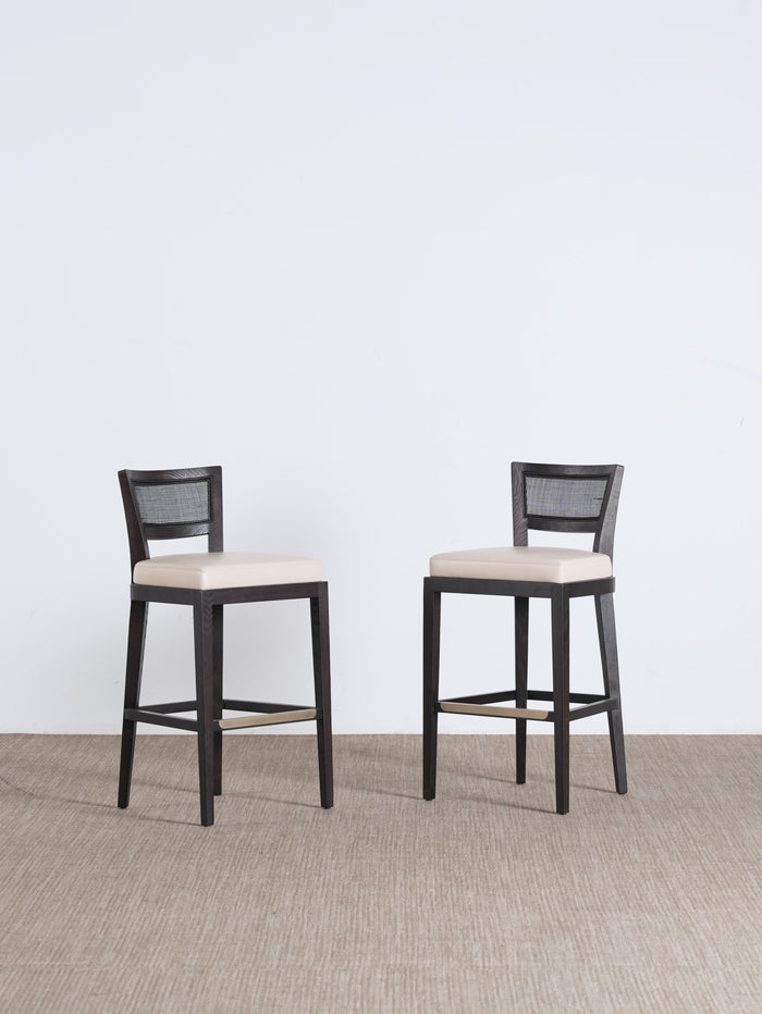 Elodie Onyx Bar Stool