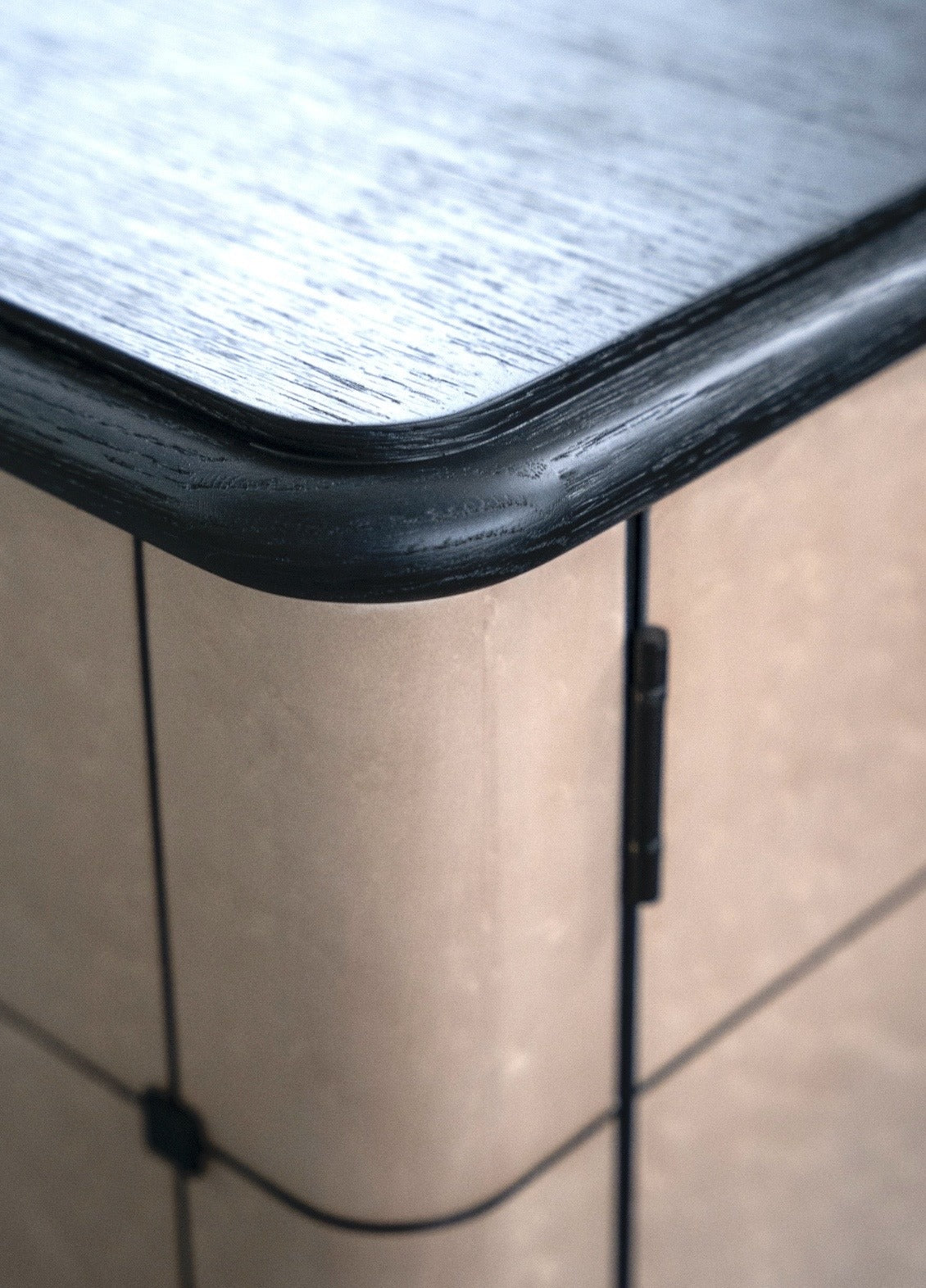 A00027 Cabinet in a finished interior.
