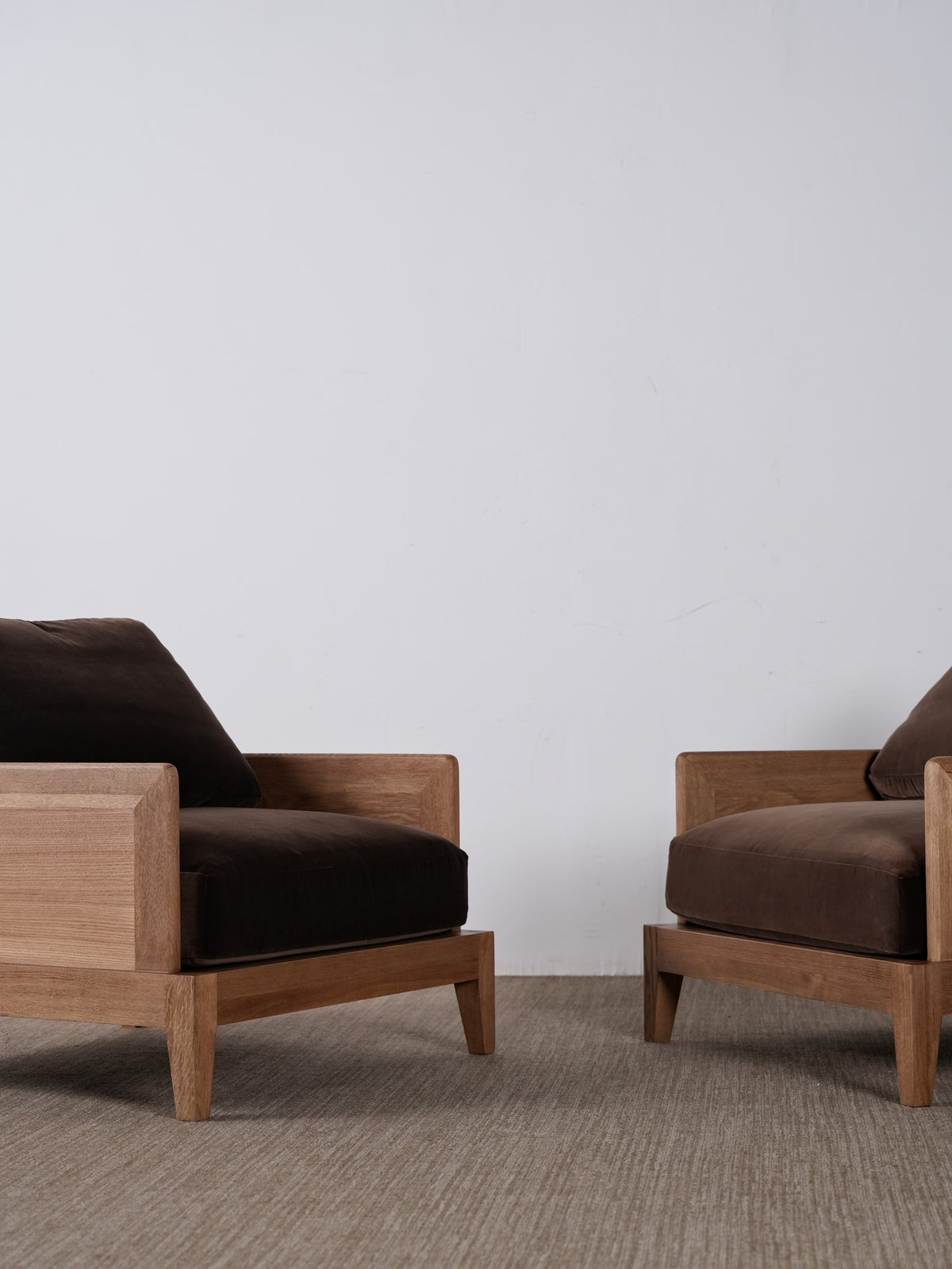 A00048 Lounge Chair in a finished interior.