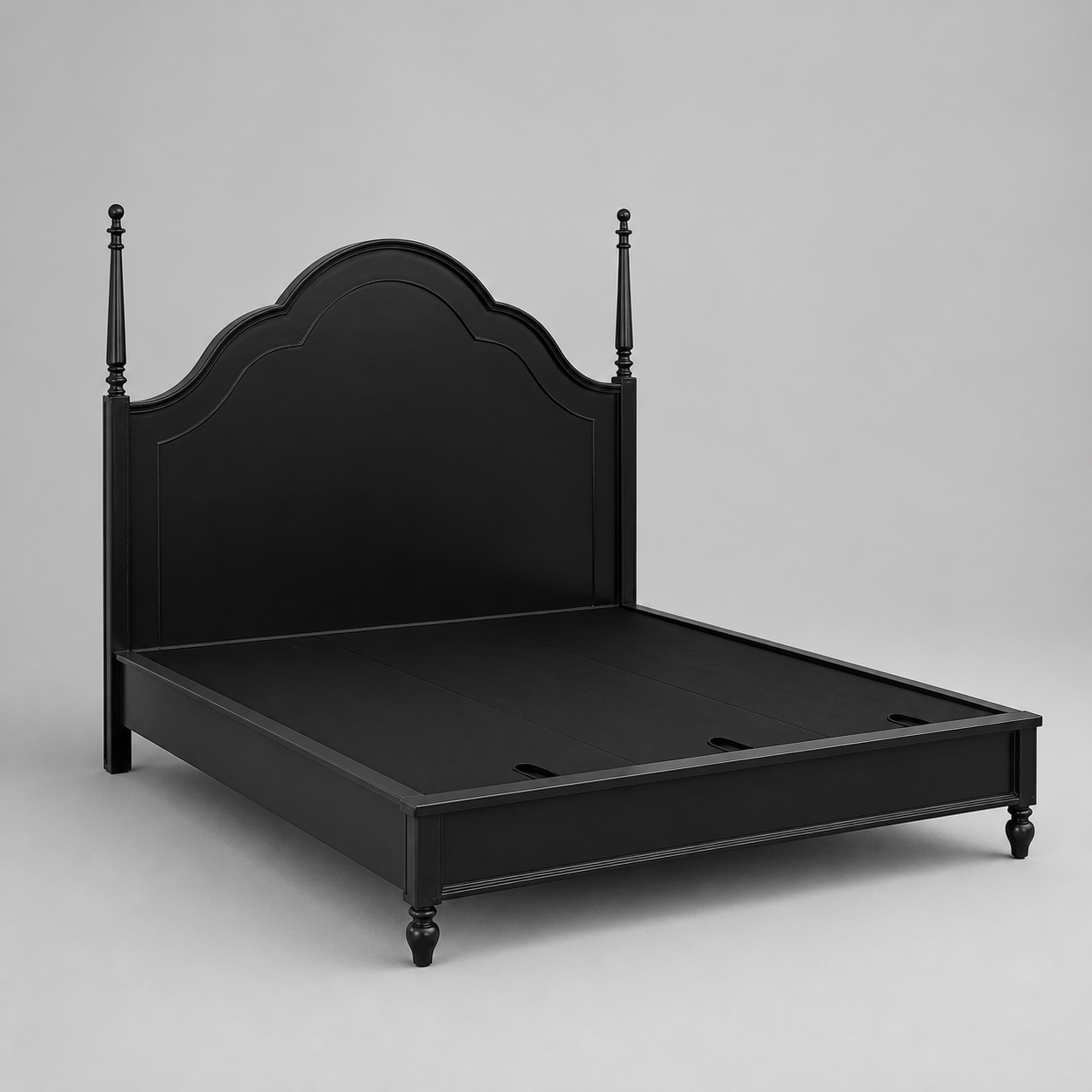 A00002 Bed in a finished interior.