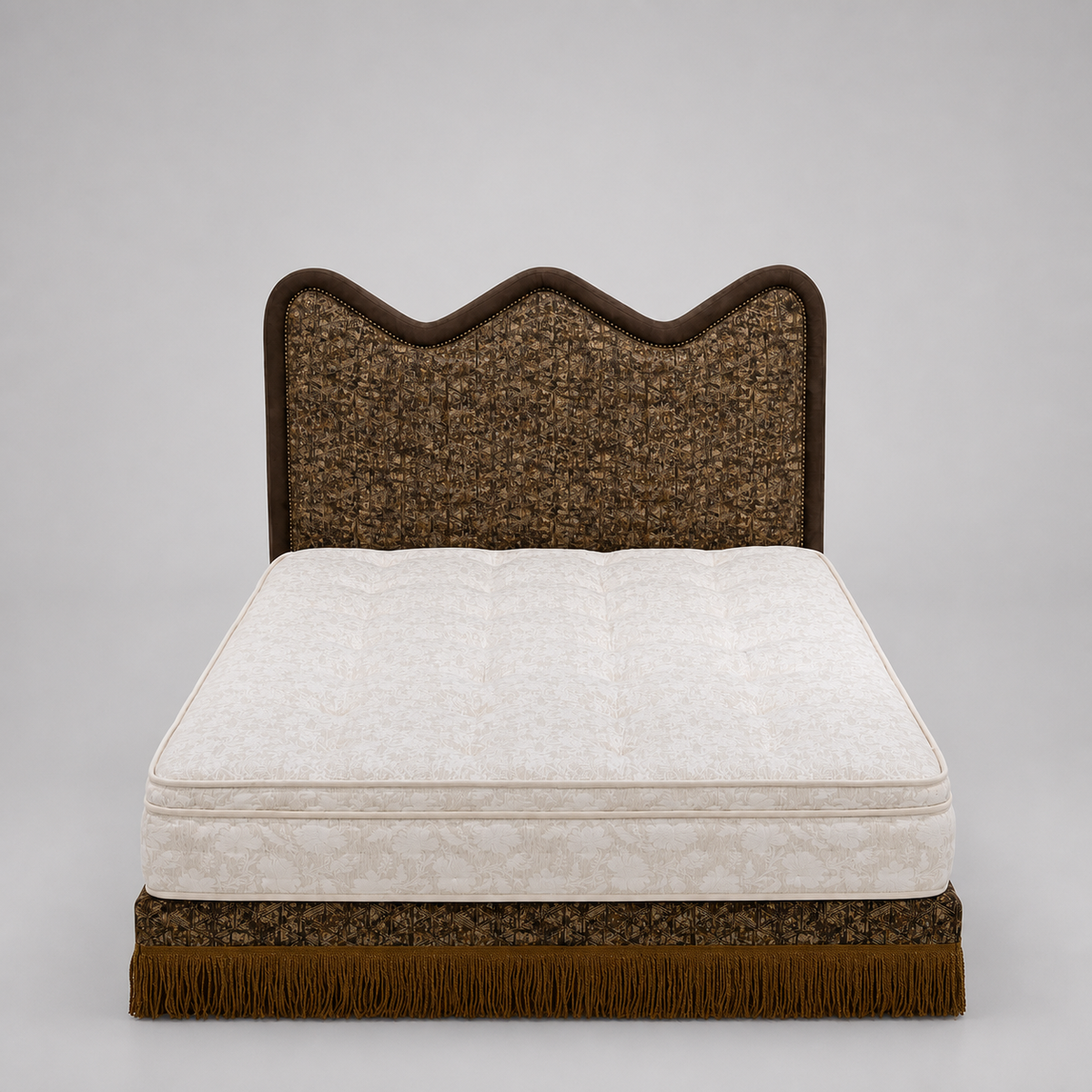 A00007 Bed in a finished interior.