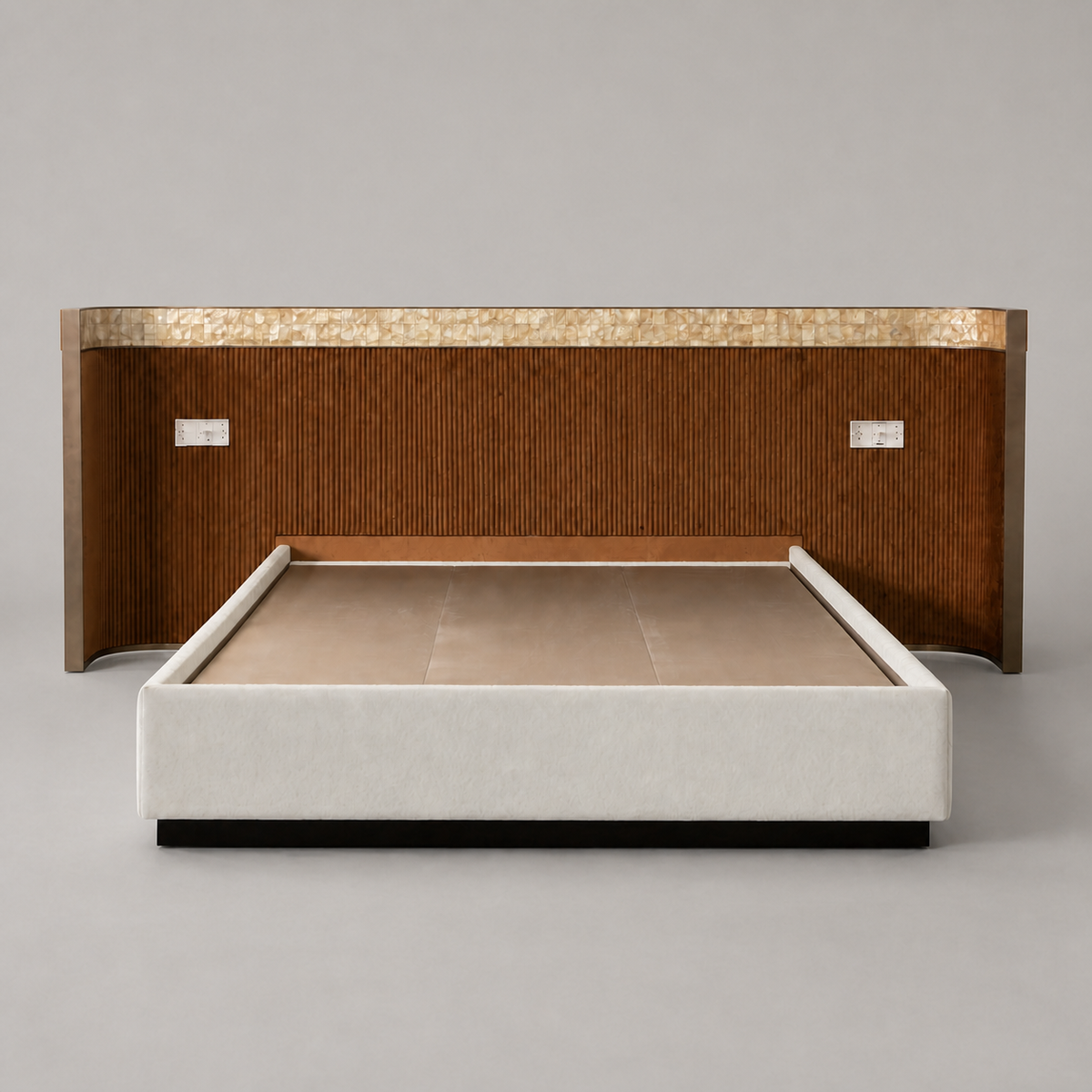 A00013 Bed in a finished interior.