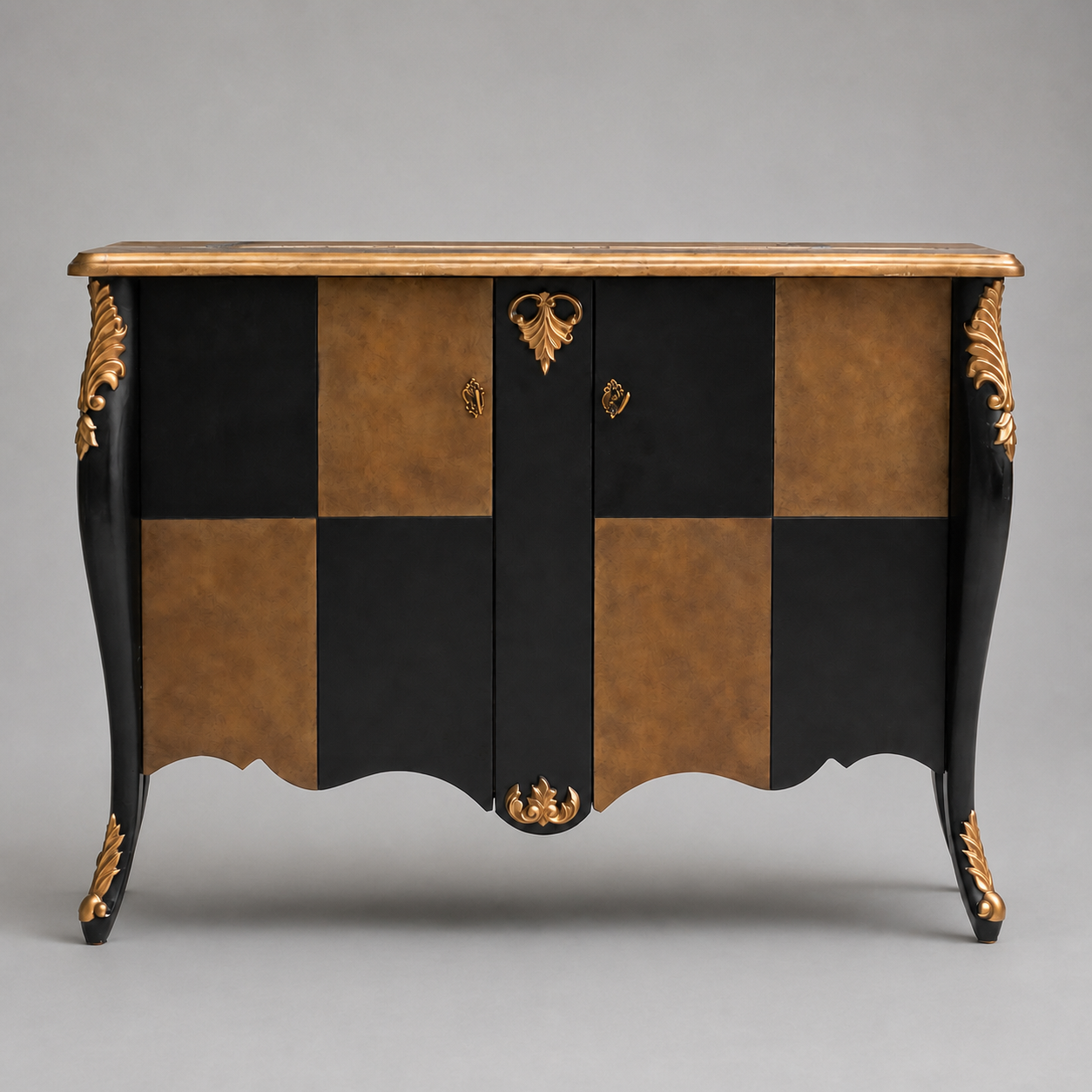 A00014 Cabinet in a finished interior.