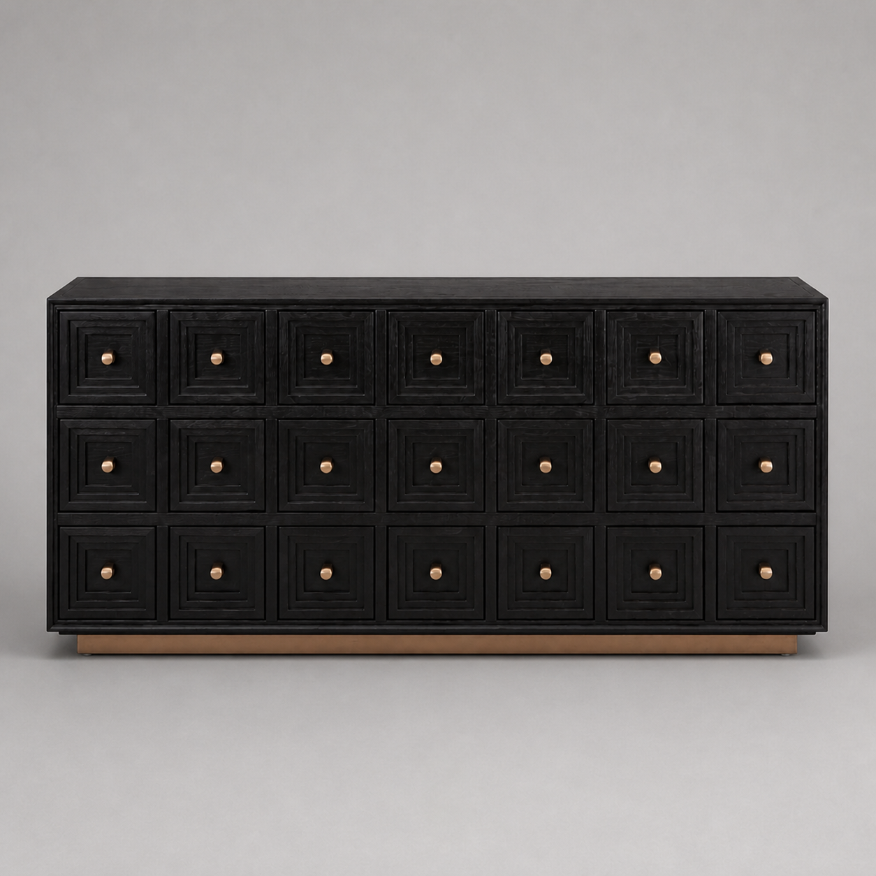 A00075 Cabinet in a finished interior.