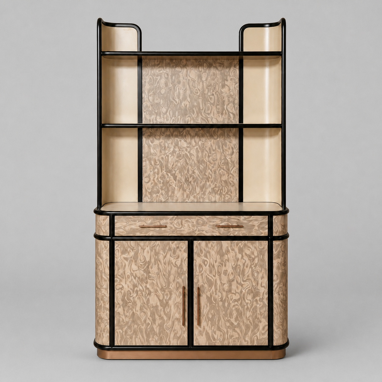 A00103 Cabinet in a finished interior.