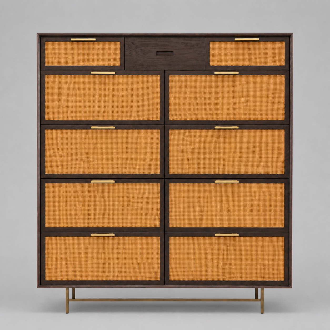 A00113 Cabinet in a finished interior.