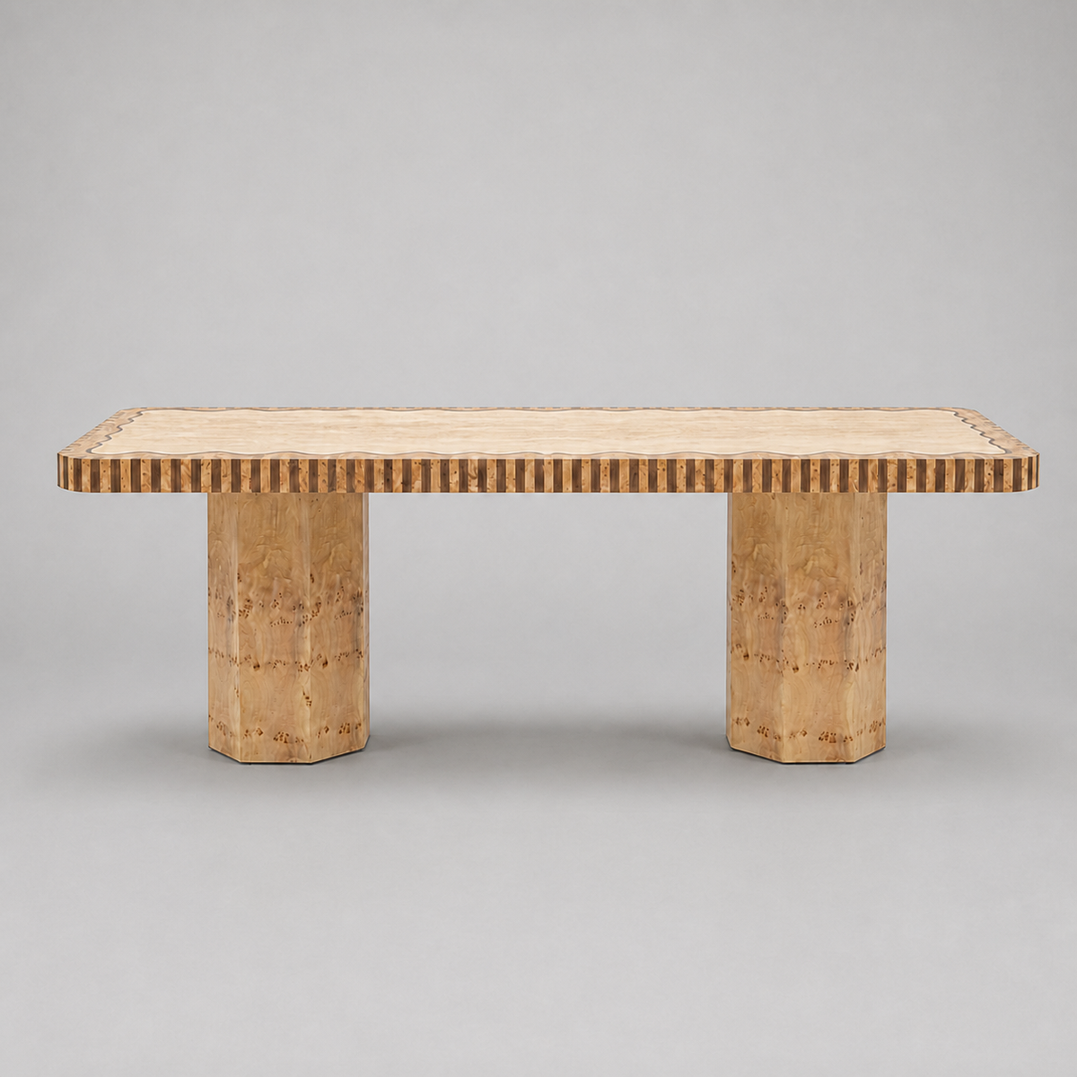 A00038 Dining Table in a finished interior.