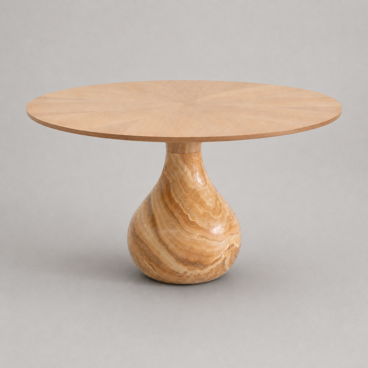 A00099 Dining Table in a finished interior.