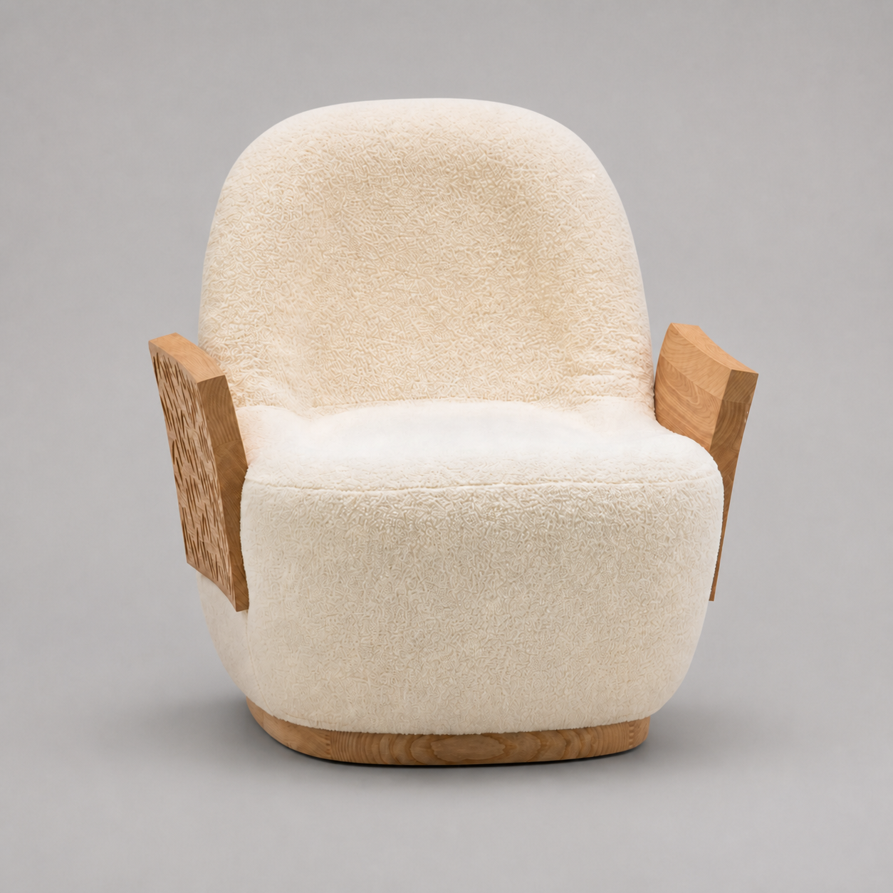 A00027 Lounge Chair in a finished interior.