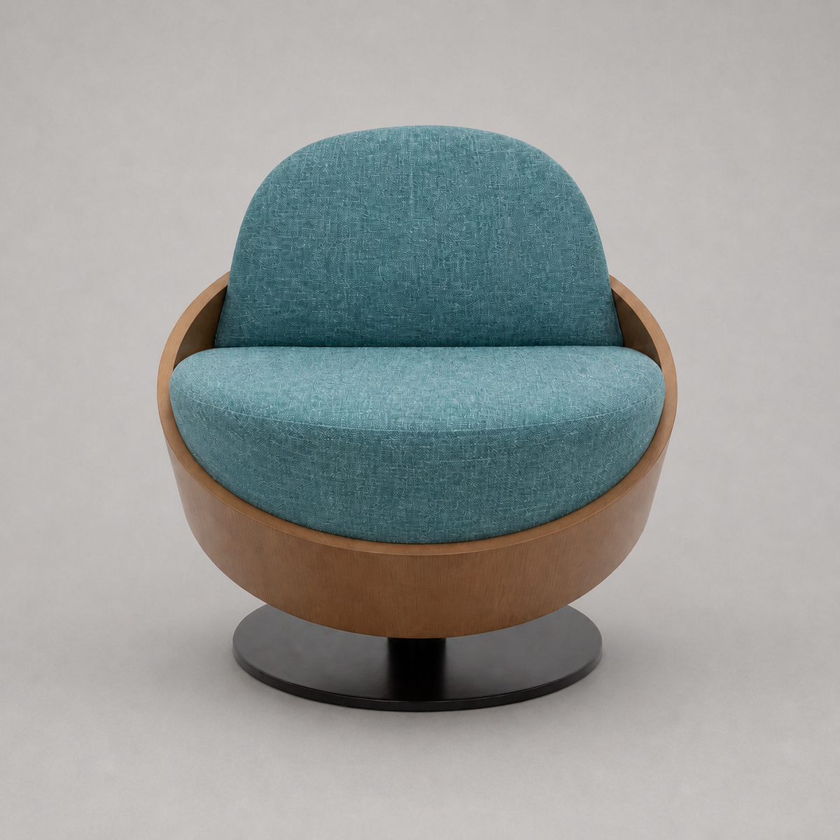 A00101 Lounge Chair in a finished interior.