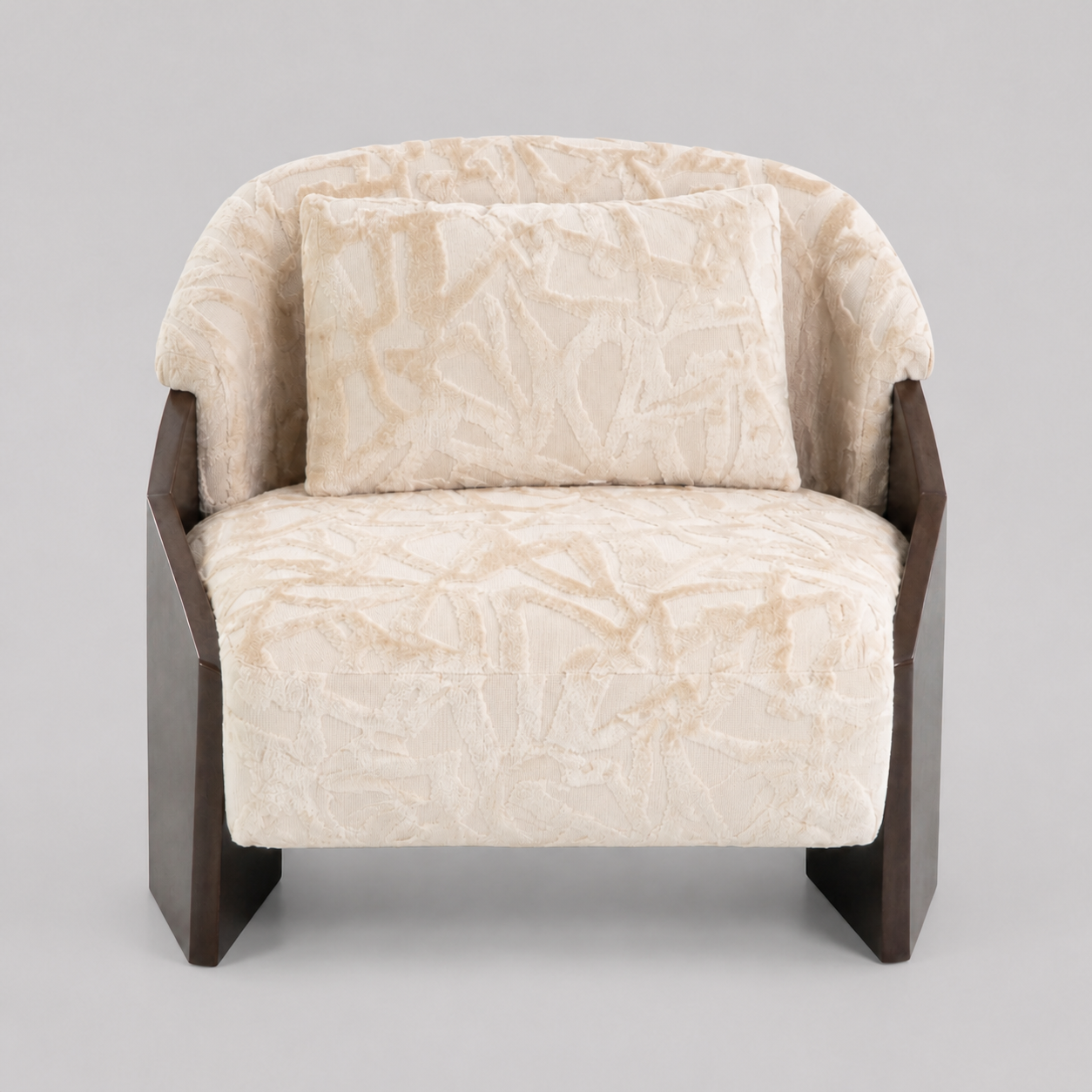 A00114 Lounge Chair in a finished interior.