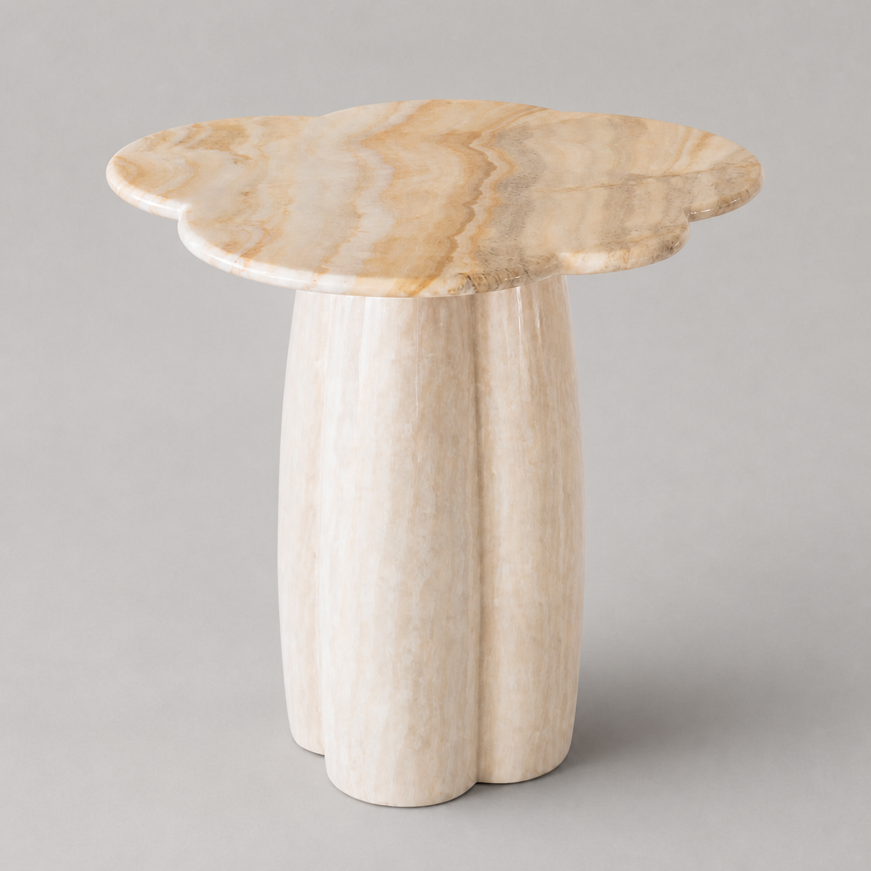 A00033 Side Table in a finished interior.