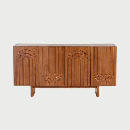 Ember Arc Decorative Object — neutral background 01