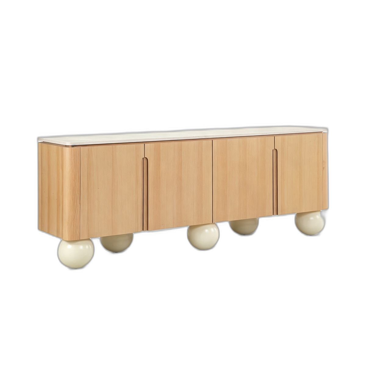 Ivory Arc Decorative Object — white background 02