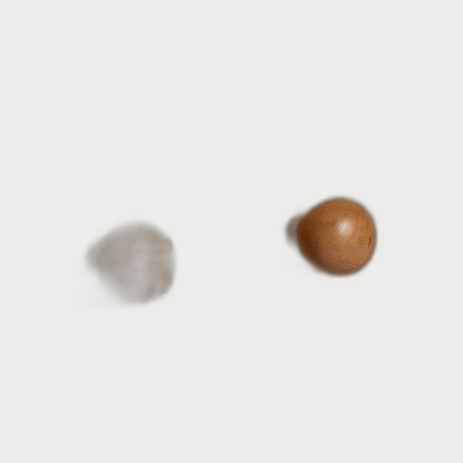 Reed Arc Decorative Object — neutral background 01