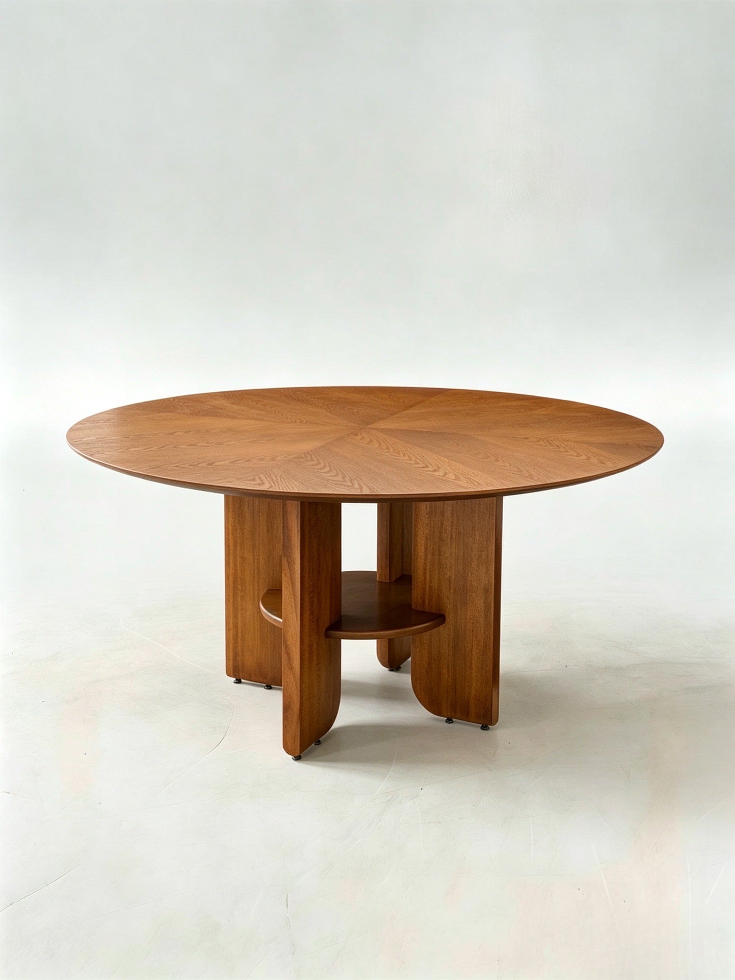 Iris Bay Dining Table in a finished interior.