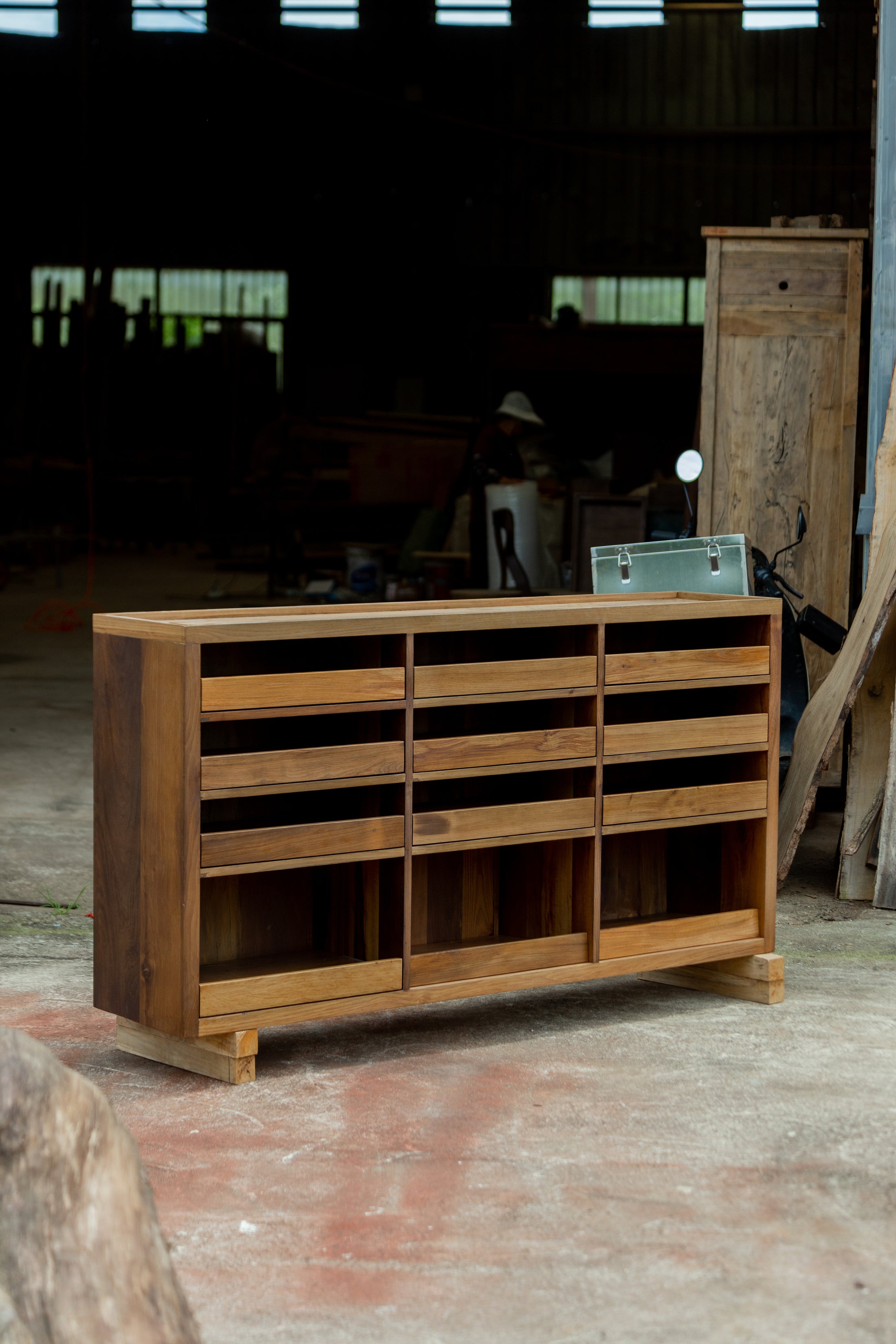 Solace Bay Cabinet in a finished interior.