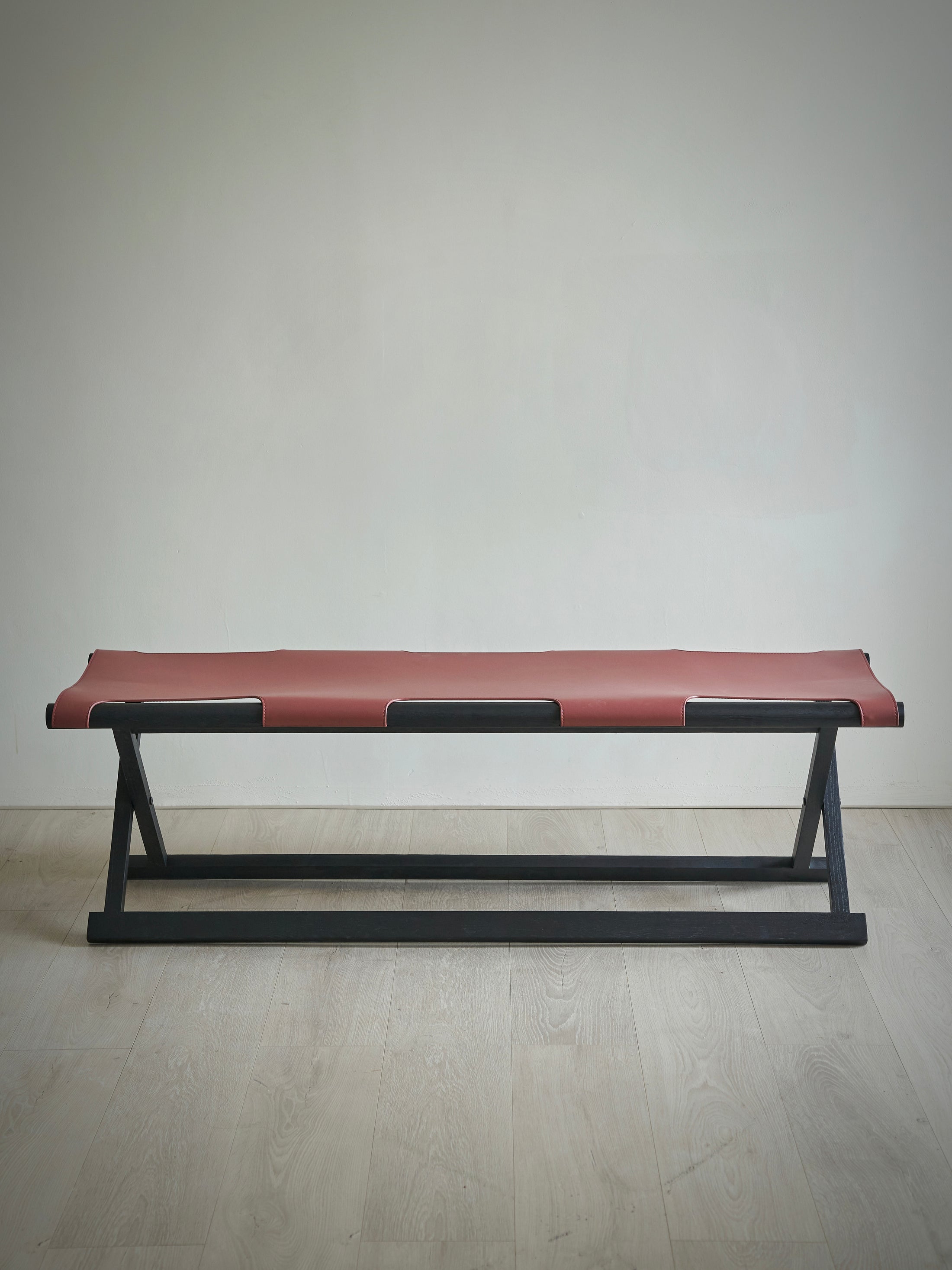 Linden Bloom Bench in a finished interior.