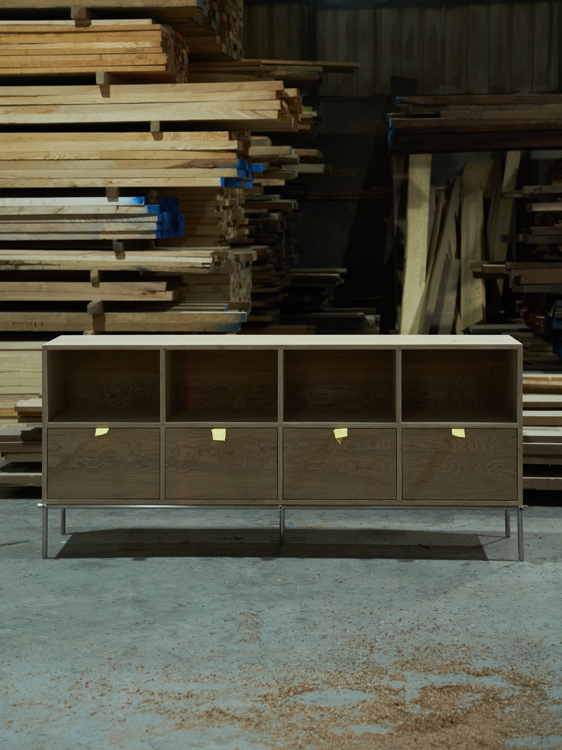 Marlow Bloom Cabinet in a finished interior.