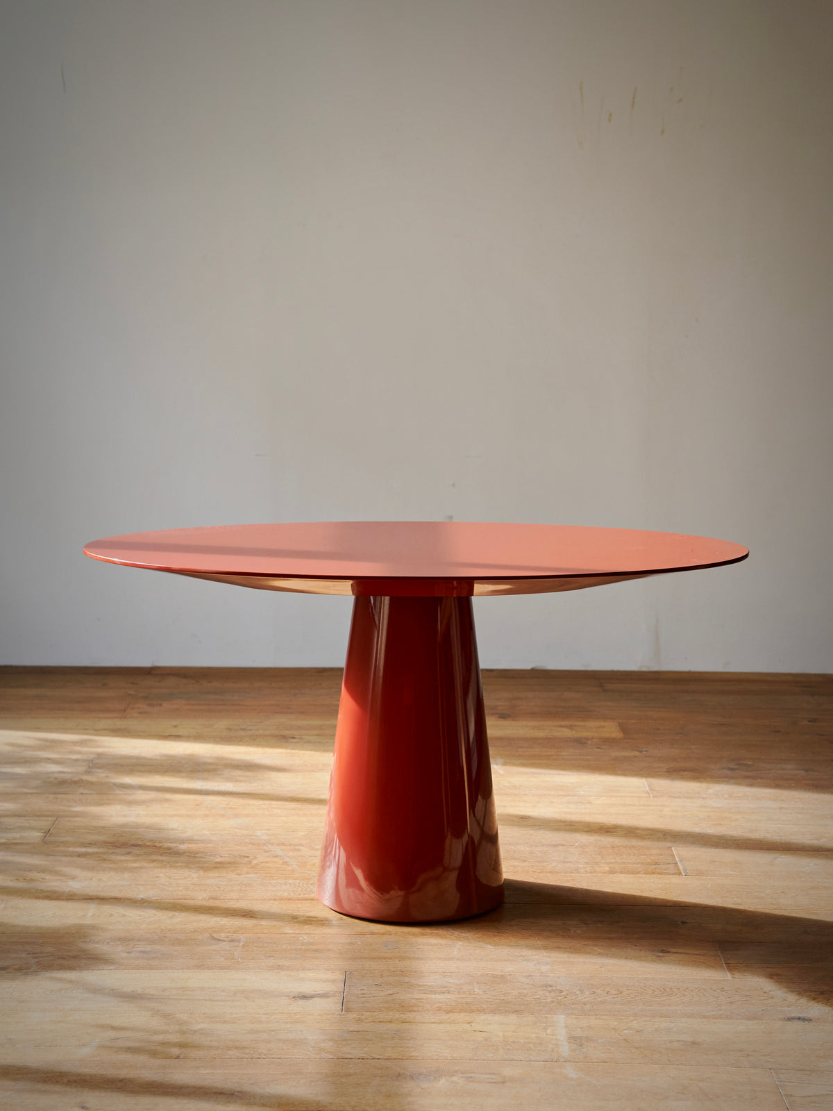 Elm Crest Dining Table in a finished interior.
