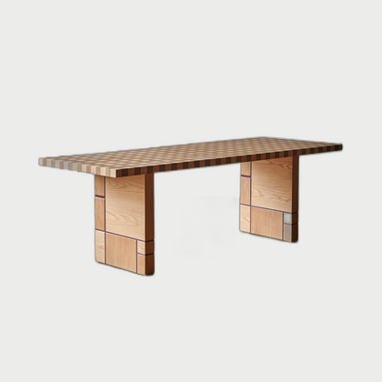 Fawn Crest Dining Table — neutral background 01