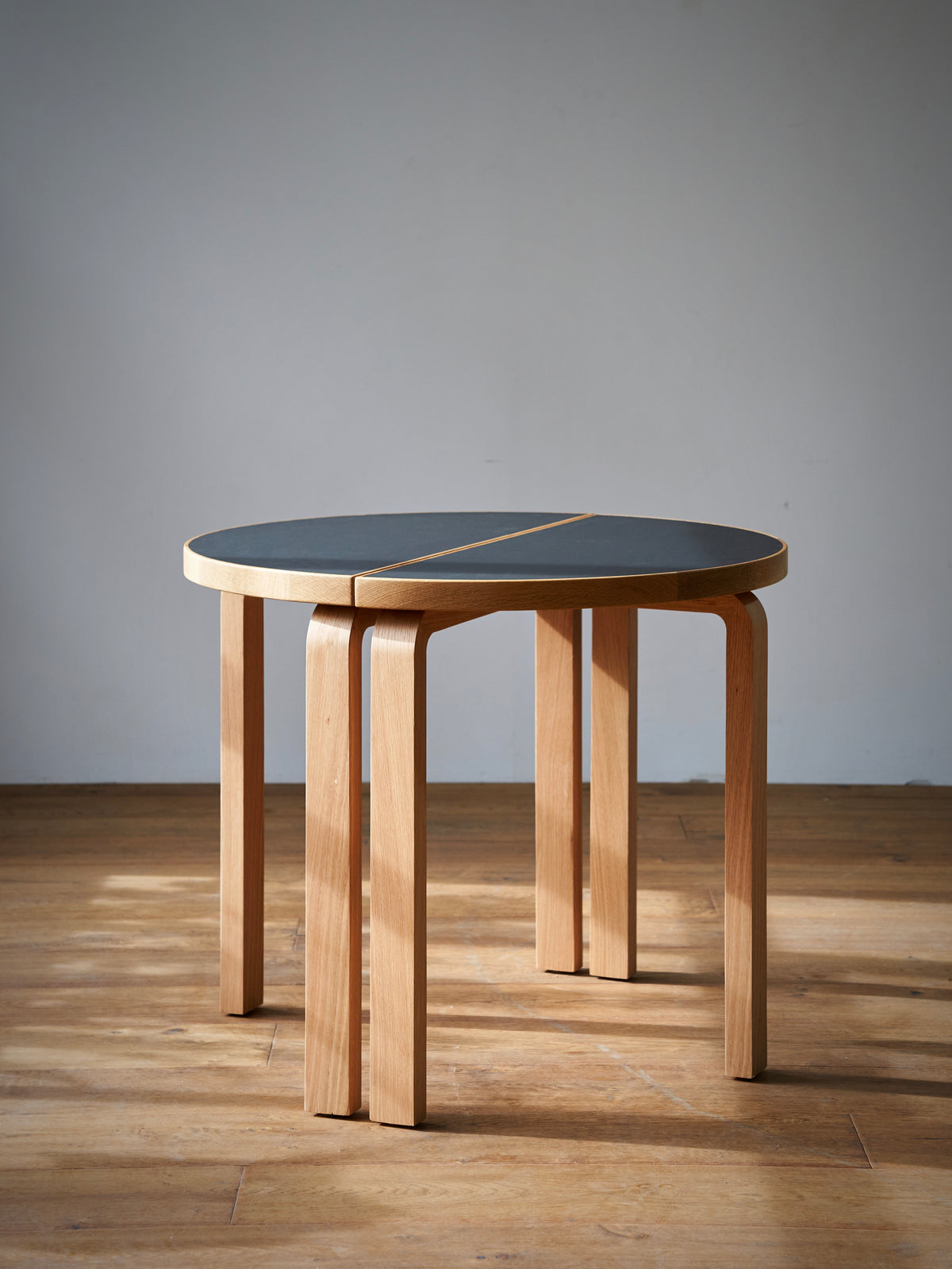 Glen Crest Dining Table in a finished interior.