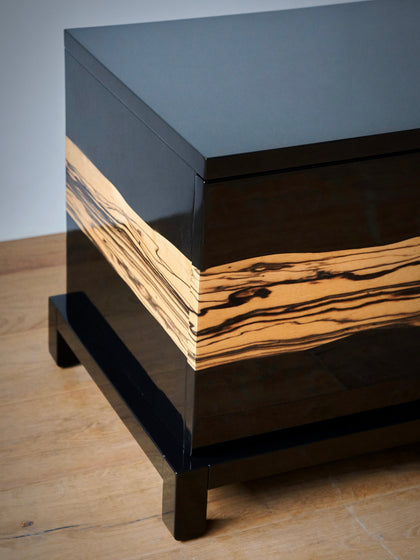 Linden Crest Media Console — interior view 07
