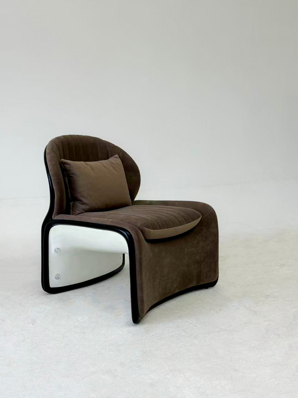 Olive Crest Armchair in a finished interior.