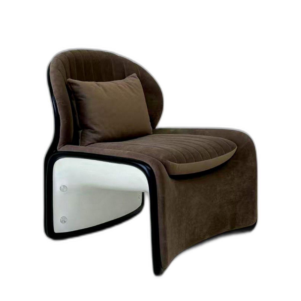 Olive Crest Armchair — white background 02