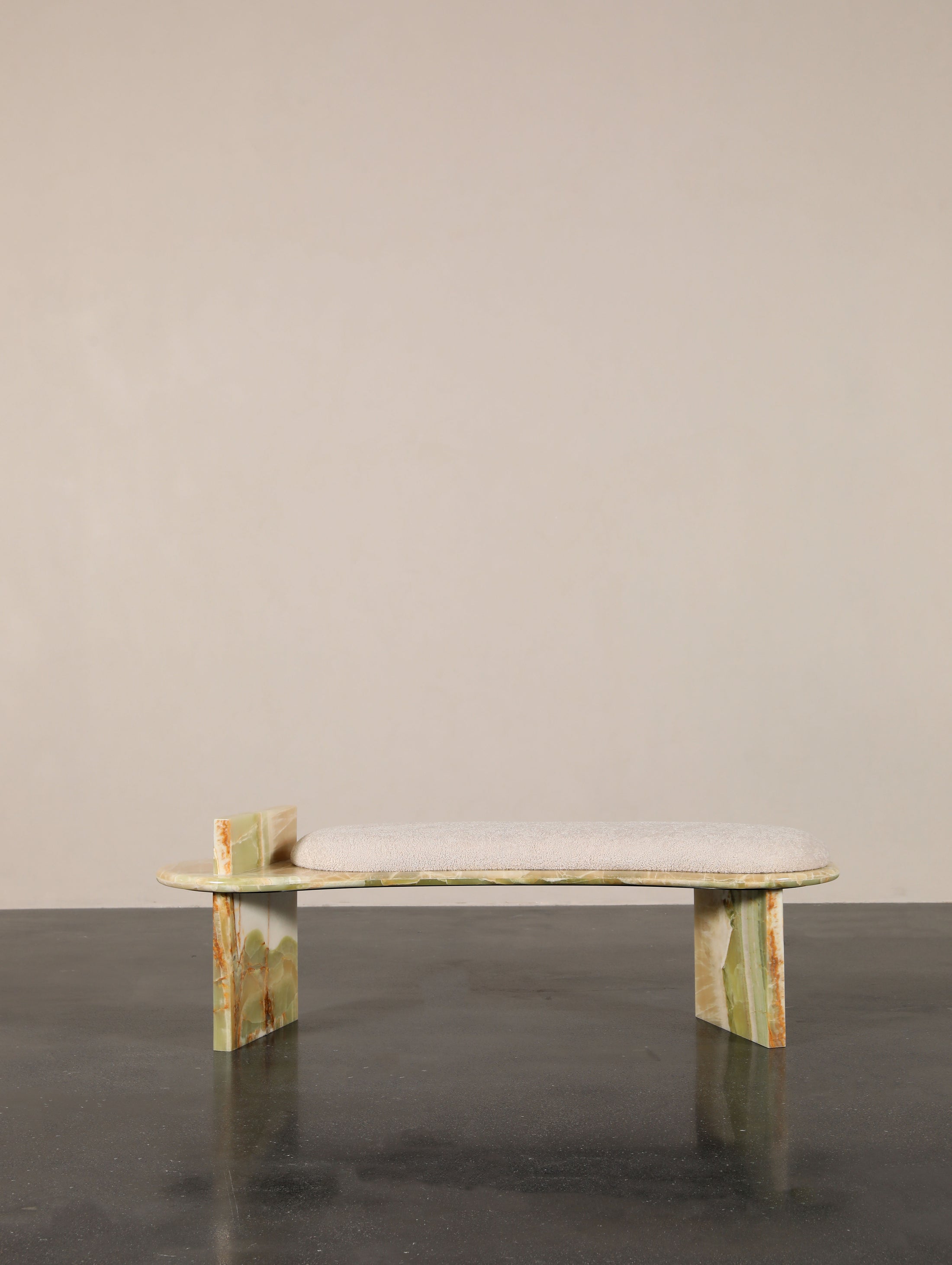 Sable Crest Bench in a finished interior.
