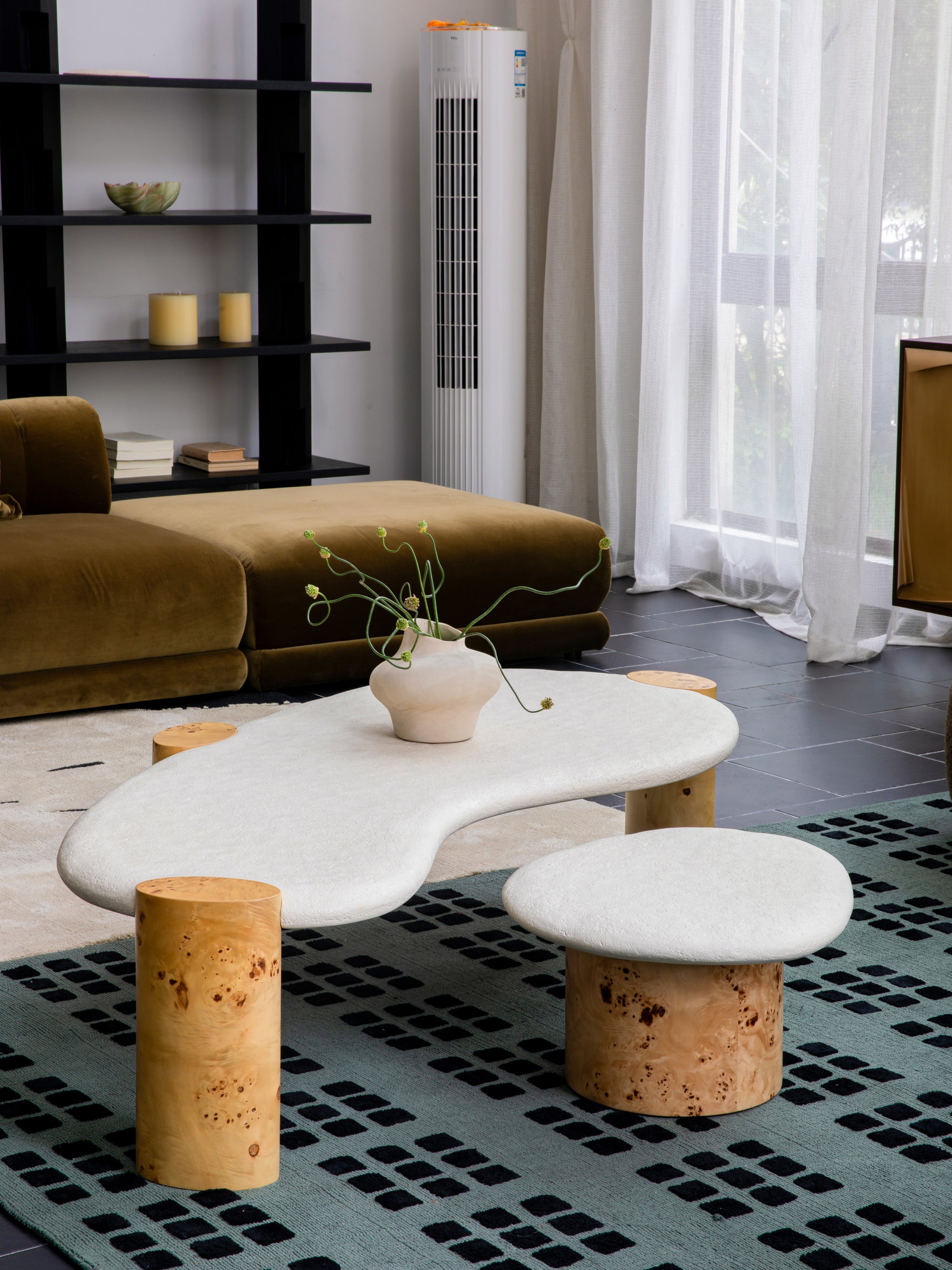 Alba Dawn Coffee Table in a finished interior.