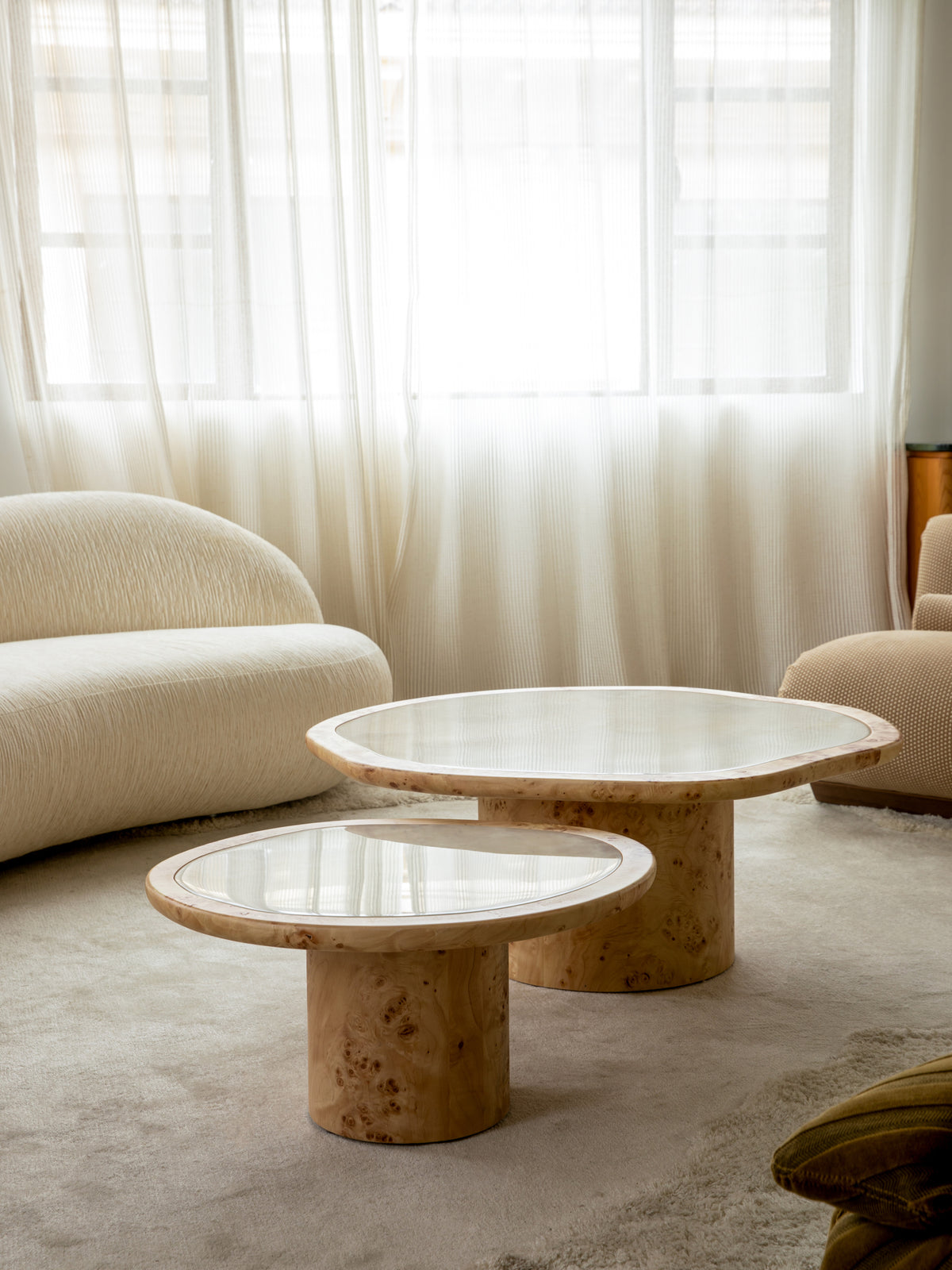 Aster Dawn Coffee Table in a finished interior.