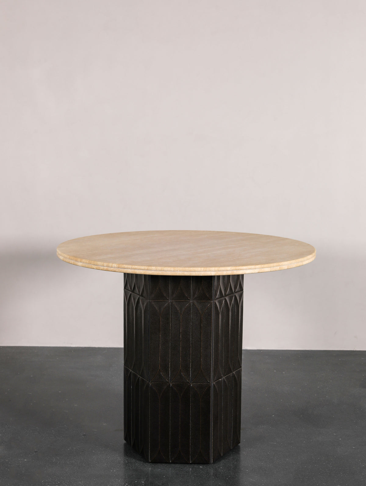 Cedar Field Dining Table in a finished interior.