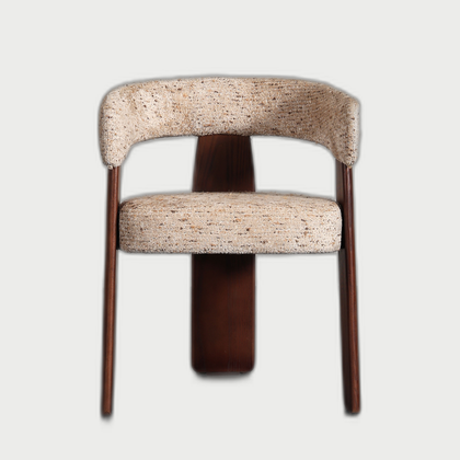 Dahlia Field Lounge Chair — neutral background 01