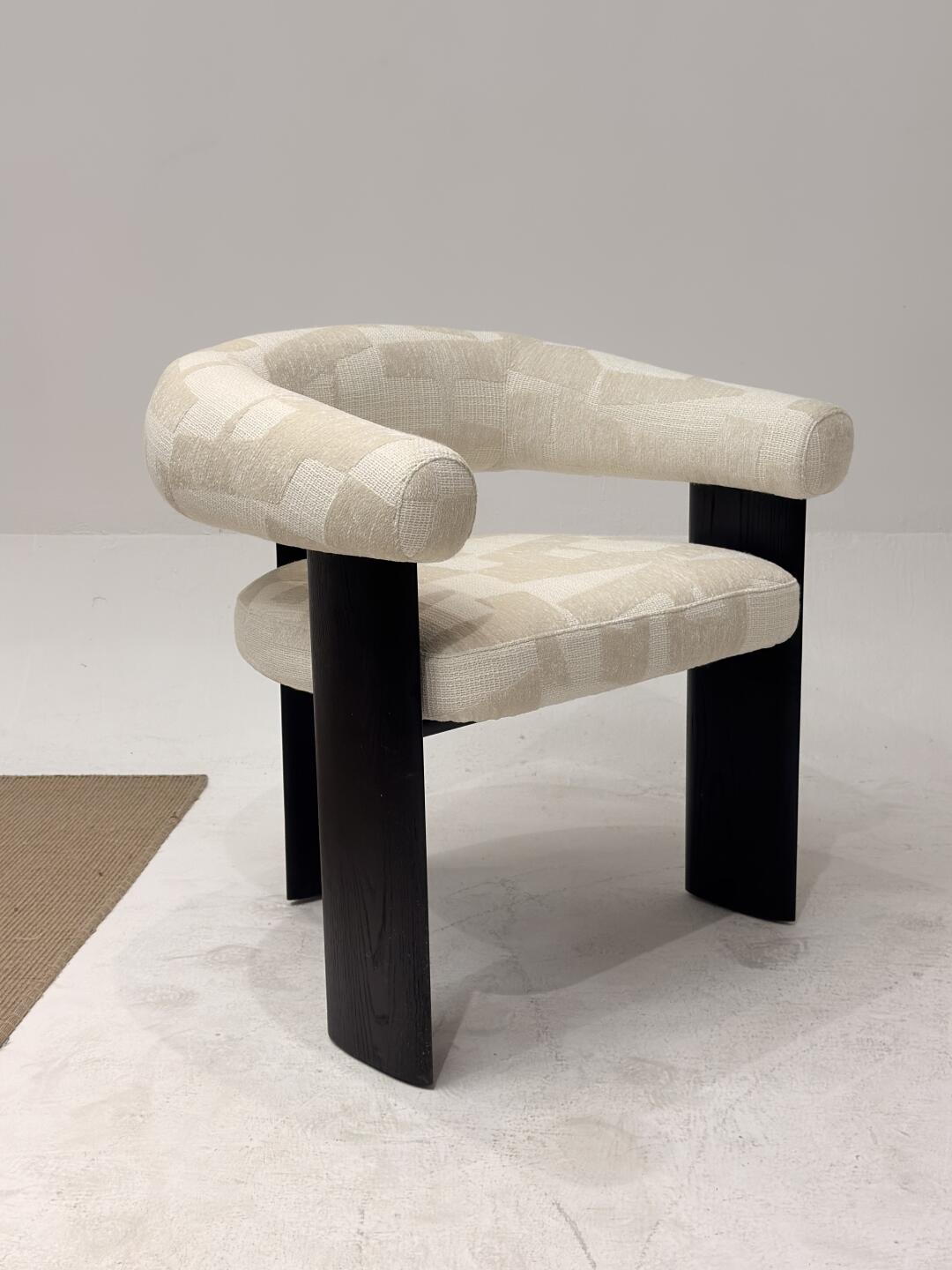 Elm Field Lounge Chair in a finished interior.