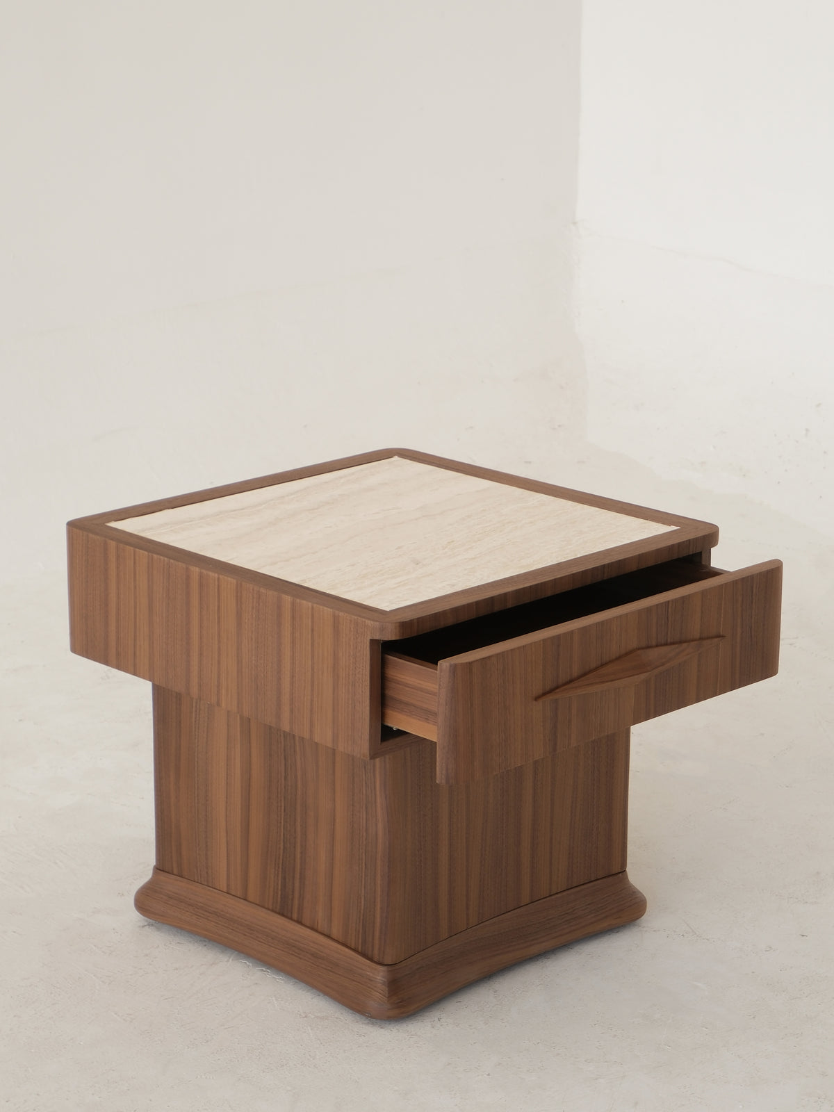 Maple Field Side Table in a finished interior.