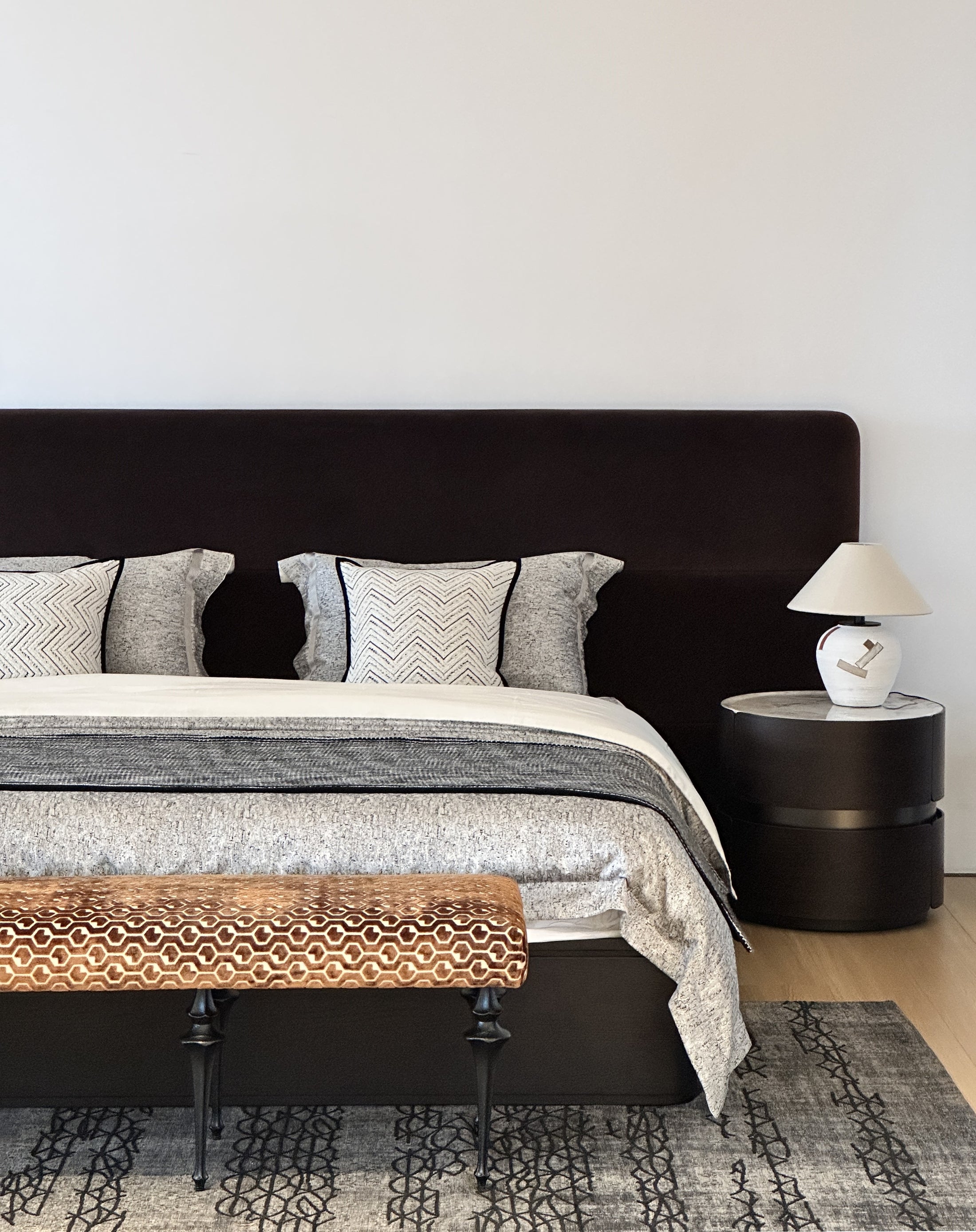 Alba Form Bed in a finished interior.