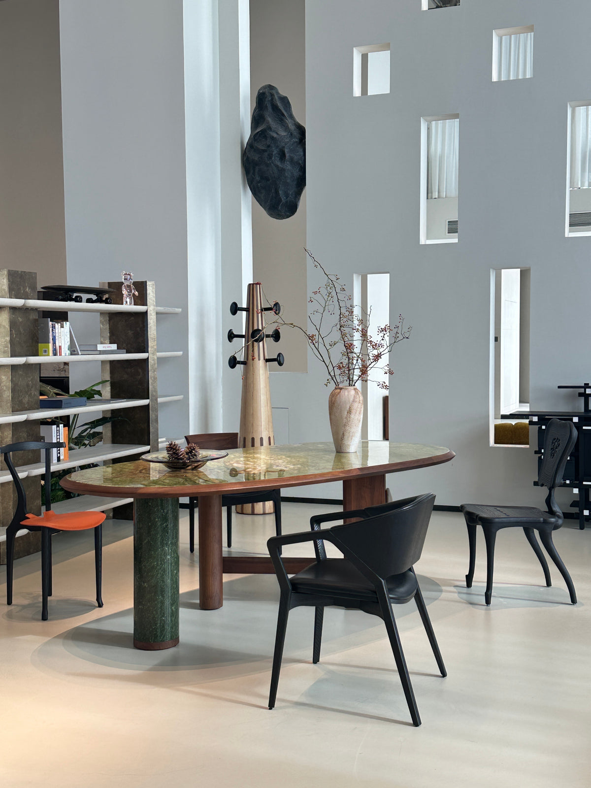Calder Form Decorative Object in a finished interior.