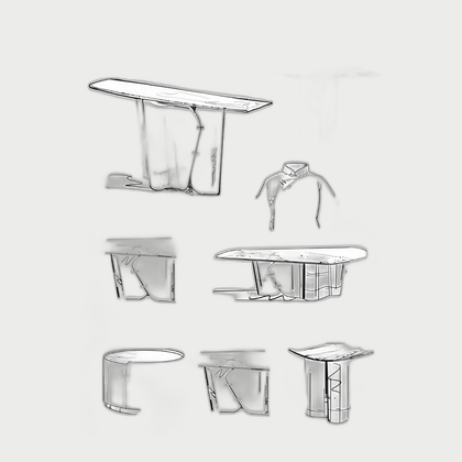 Harbor Form Decorative Object — neutral background 01