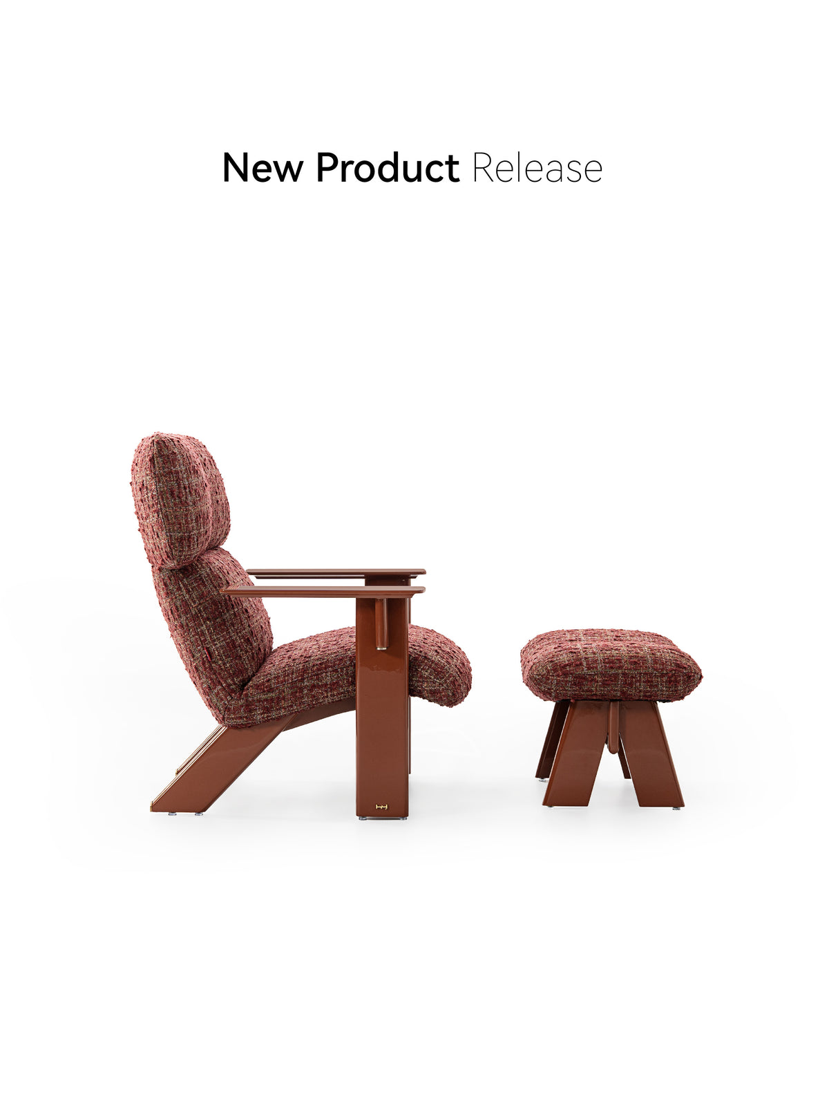 Juniper Form Lounge Chair in a finished interior.