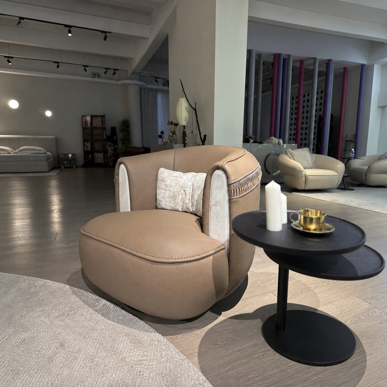 48 Lounge Chair in a finished interior.