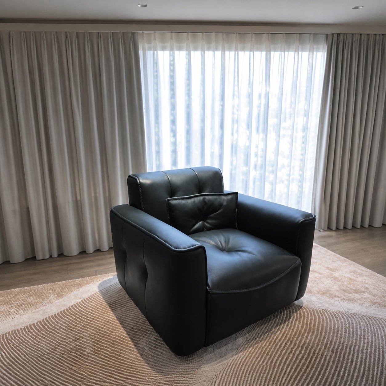 55_B Lounge Chair in a finished interior.