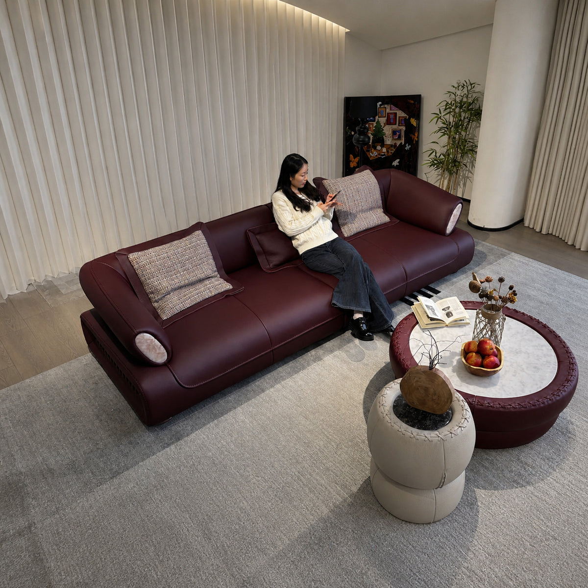 43 Sofa in a finished interior.