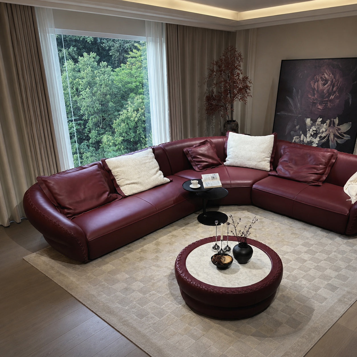 49 Sofa in a finished interior.