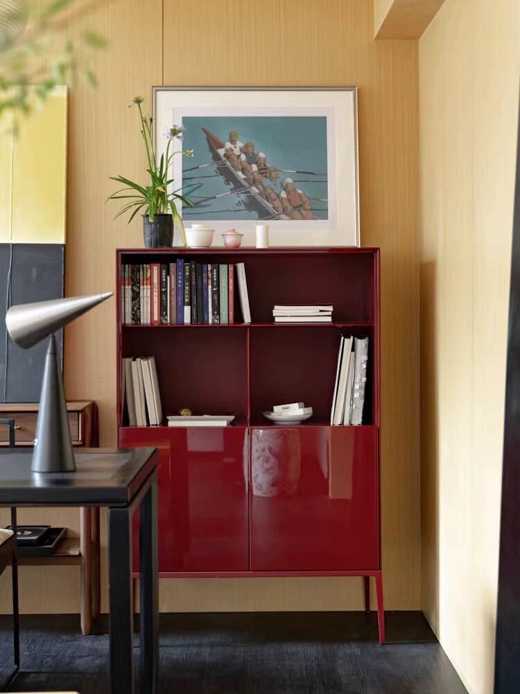 Reed Form Bookcase in a finished interior.