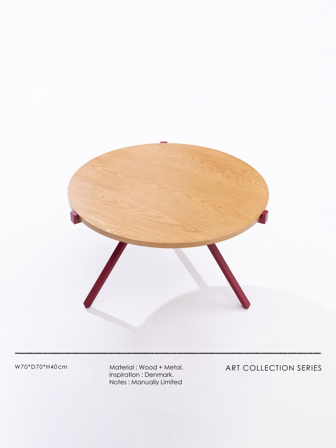 Sable Form Coffee Table in a finished interior.