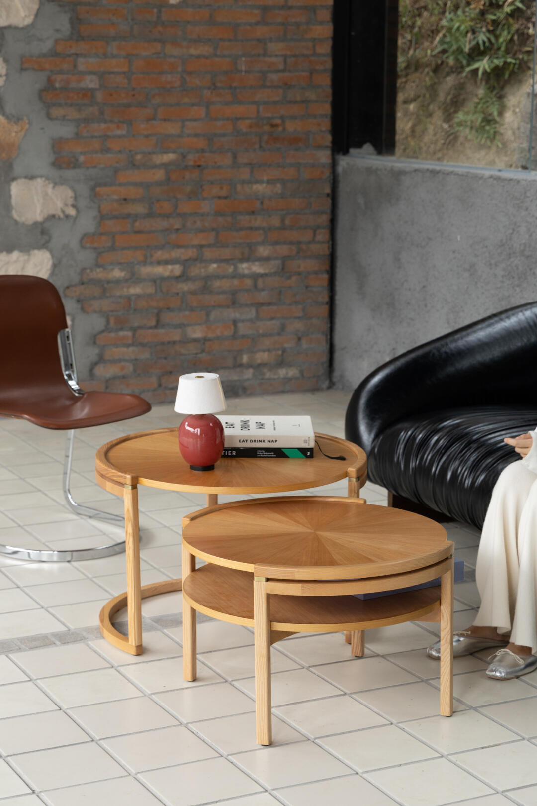 Selene Form Coffee Table in a finished interior.