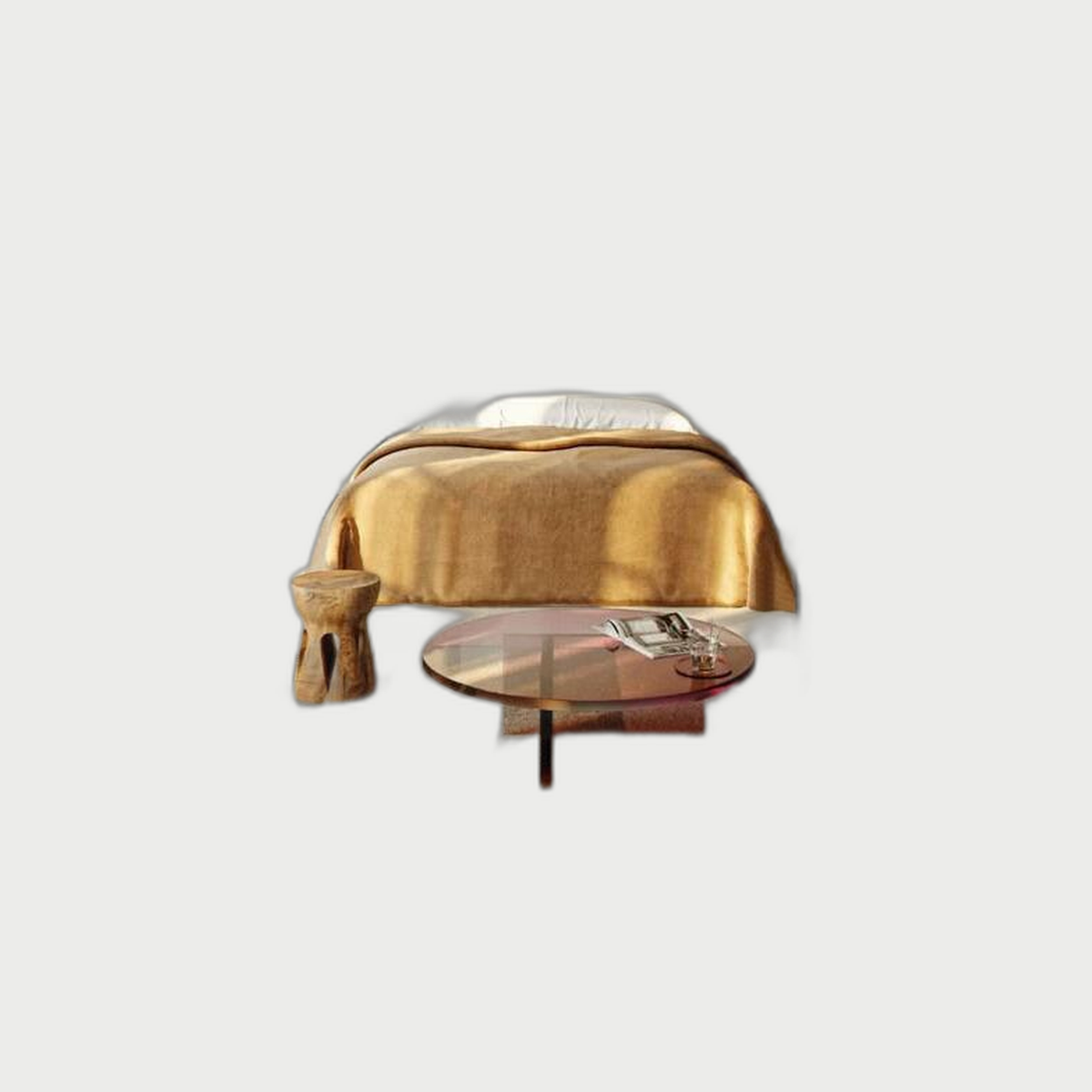 Aster Garden Decorative Object — neutral background 01