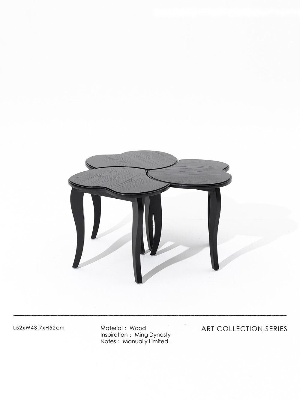 Pearl Garden Side Table in a finished interior.